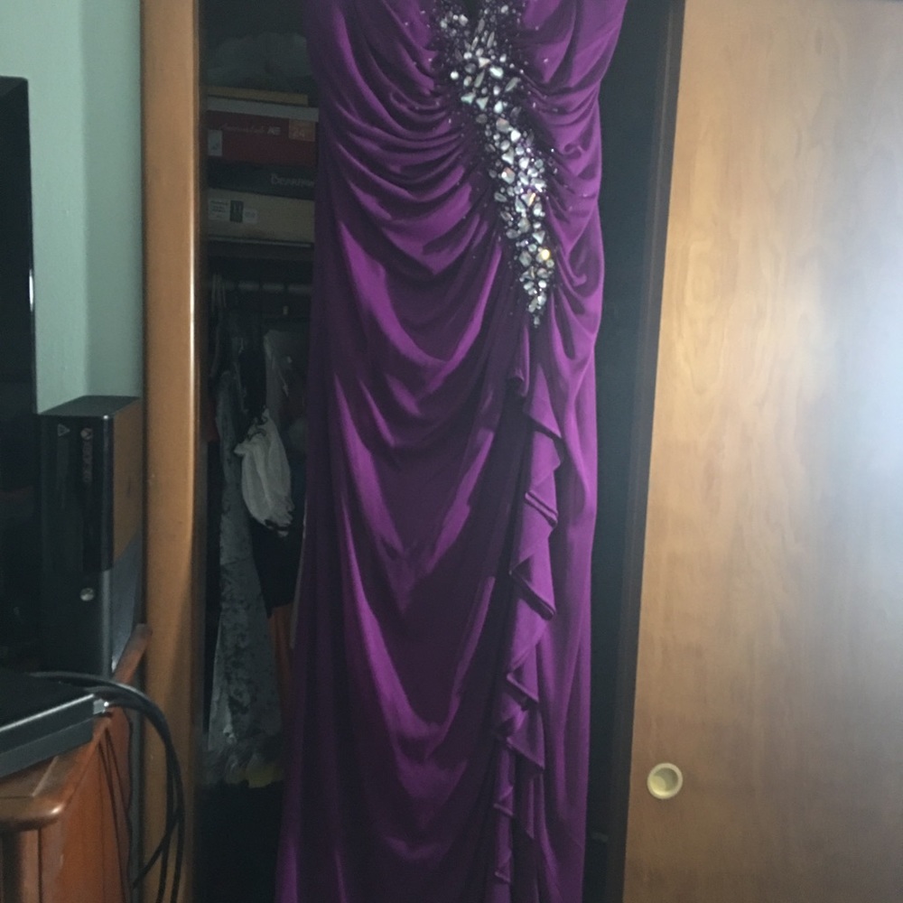 Purple prom dress